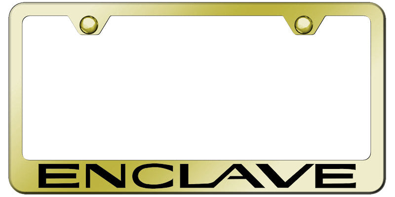 Enclave Stainless Steel Frame - Laser Etched Gold