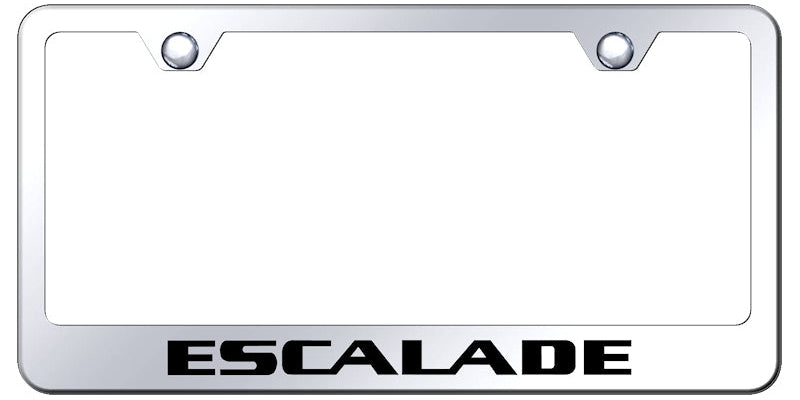 Escalade Stainless Steel Frame - Laser Etched Mirrored