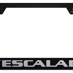 Escalade 2014 Stainless Steel Frame - Laser Etched Black