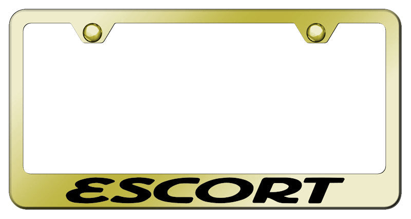 Escort Stainless Steel Frame - Laser Etched Gold