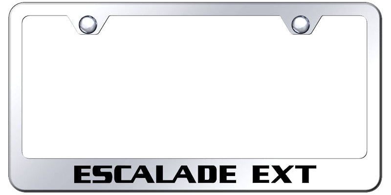 Escalade EXT Stainless Steel Frame - Laser Etched Mirrored