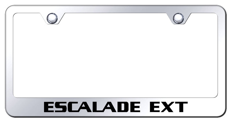 Escalade EXT Stainless Steel Frame - Laser Etched Mirrored
