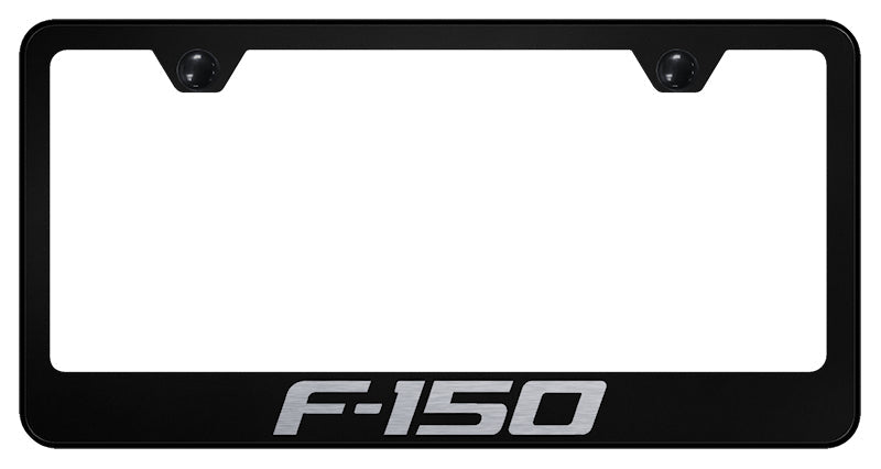 F-150 Stainless Steel Frame - Laser Etched Black