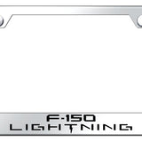 F-150 Lightning Stainless Steel Frame - Etched Mirrored