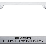 F-150 Lightning Stainless Steel Frame - Laser Etched Brushed