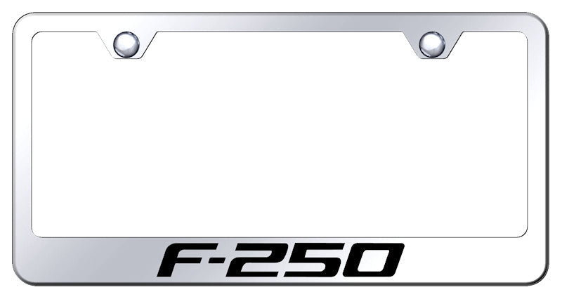 F-250 Stainless Steel Frame - Laser Etched Mirrored