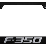 F-350 Stainless Steel Frame - Laser Etched Black