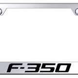 F-350 Stainless Steel Frame - Laser Etched Mirrored