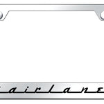 Fairlane Stainless Steel Frame - Laser Etched Mirrored