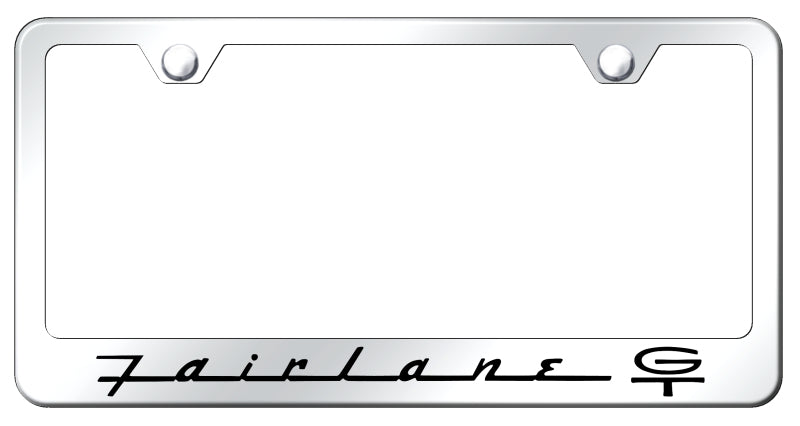 Fairlane GT Cut-Out Frame - Laser Etched Mirrored