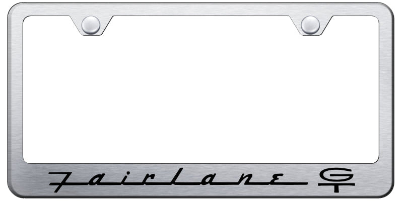 Fairlane GT Cut-Out Frame - Laser Etched Brushed