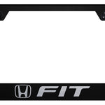 Fit Stainless Steel Frame - Laser Etched Black