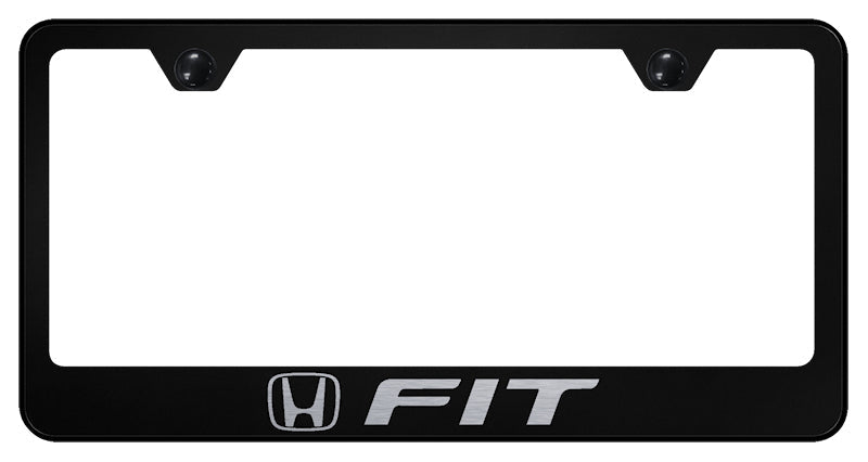 Fit Stainless Steel Frame - Laser Etched Black