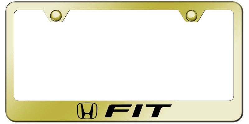 Fit Stainless Steel Frame - Laser Etched Gold