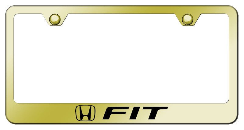 Fit Stainless Steel Frame - Laser Etched Gold