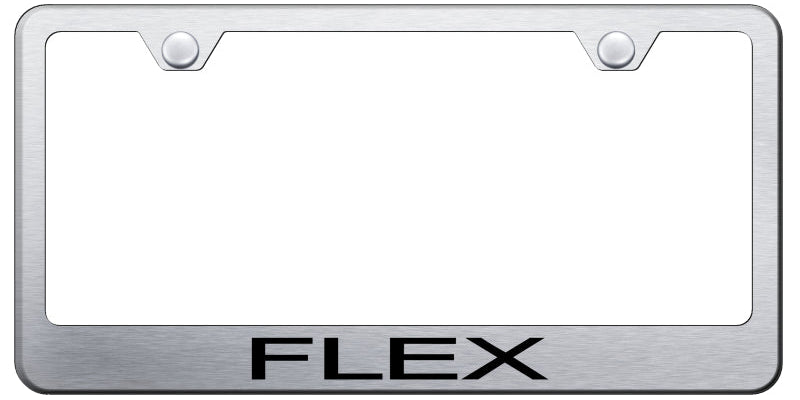 Flex Stainless Steel Frame - Laser Etched Brushed