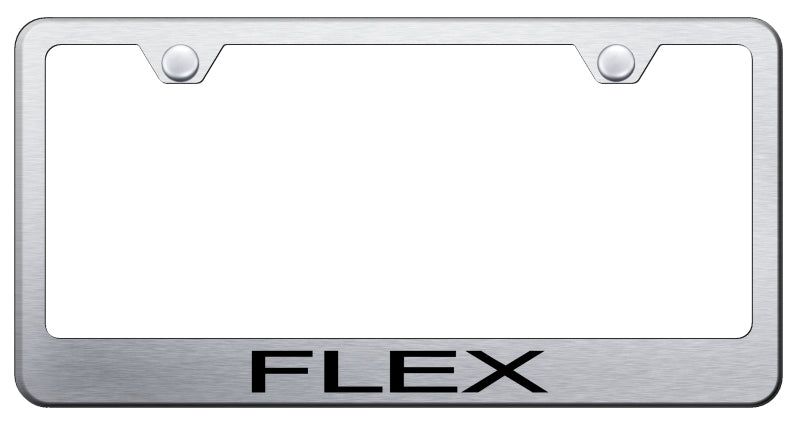 Flex Stainless Steel Frame - Laser Etched Brushed