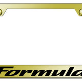 Formula Stainless Steel Frame - Laser Etched Gold