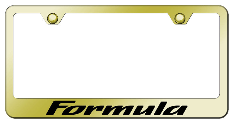 Formula Stainless Steel Frame - Laser Etched Gold