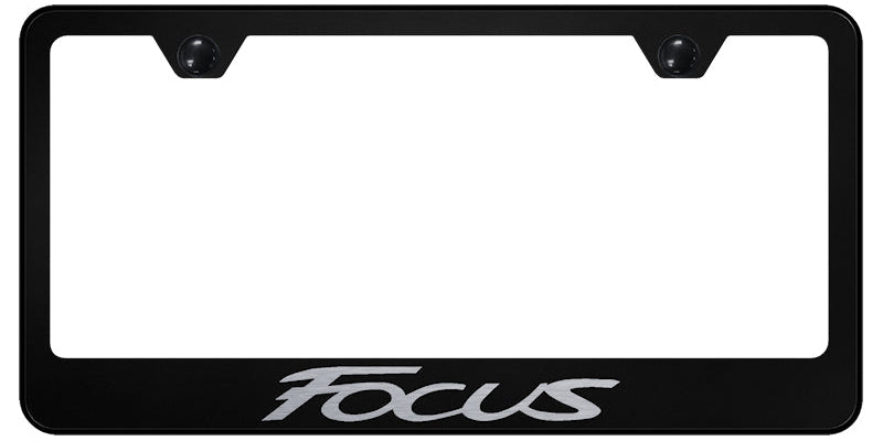 Focus Stainless Steel Frame - Laser Etched Black