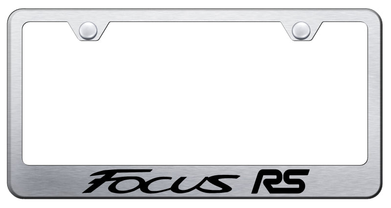 Focus RS Stainless Steel Frame - Laser Etched Brushed