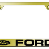 Ford Stainless Steel Frame - Laser Etched Gold