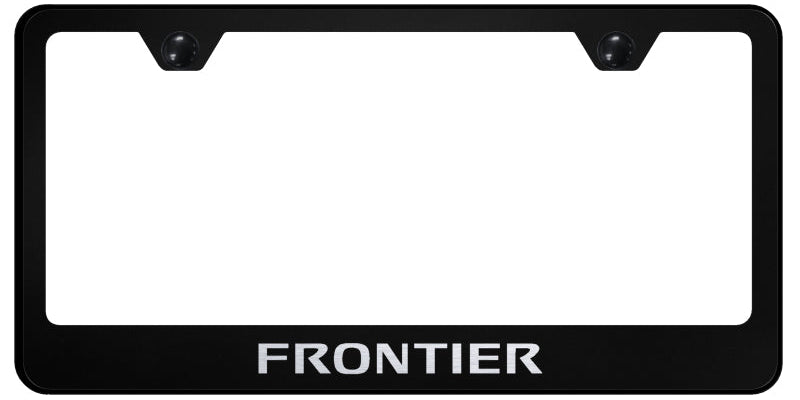 Frontier Stainless Steel Frame - Laser Etched Black