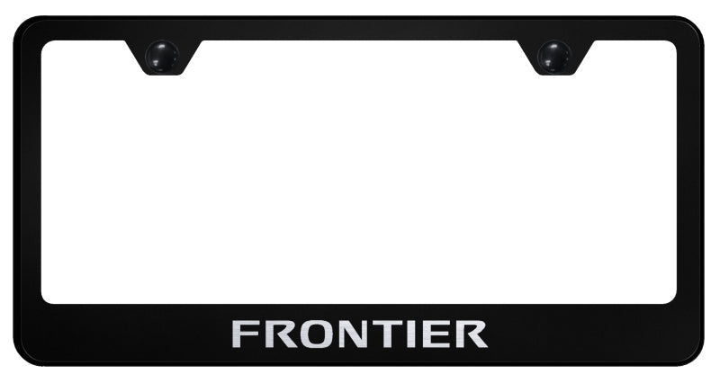 Frontier Stainless Steel Frame - Laser Etched Black