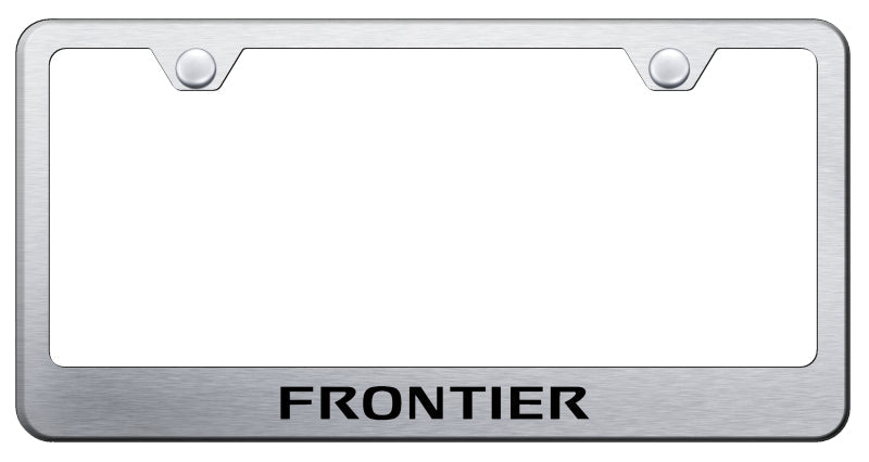 Frontier Stainless Steel Frame - Laser Etched Brushed