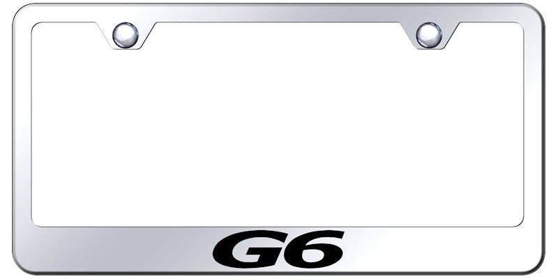 G6 Stainless Steel Frame - Laser Etched Mirrored