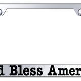 God Bless America Stainless Steel Frame - Etched Mirrored