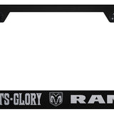 Guts - Glory - Ram Stainless Steel Frame - Etched Black