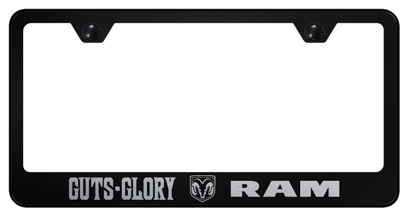 Guts - Glory - Ram Stainless Steel Frame - Etched Black