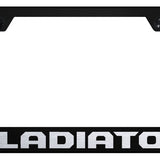 Gladiator Stainless Steel Frame - Laser Etched Black