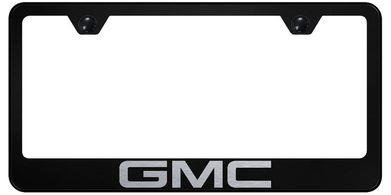 GMC Stainless Steel Frame - Laser Etched Black