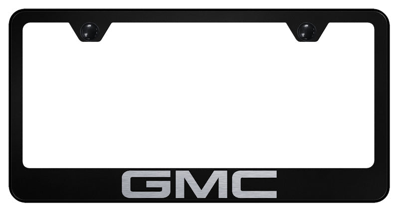 GMC Stainless Steel Frame - Laser Etched Black