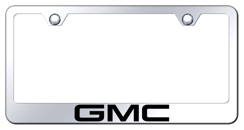 GMC Stainless Steel Frame - Laser Etched Mirrored