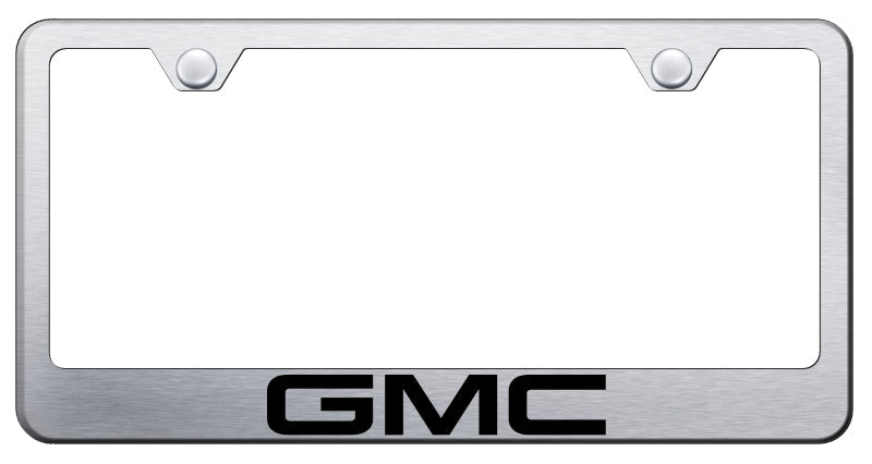 GMC Stainless Steel Frame - Laser Etched Brushed