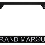 Grand Marquis Stainless Steel Frame - Laser Etched Black