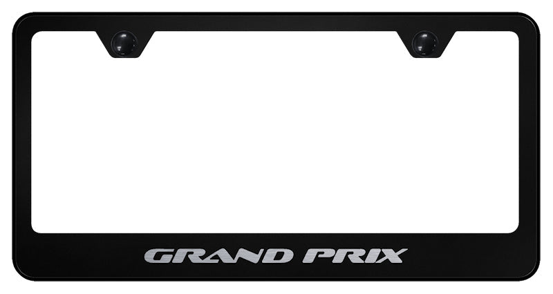 Grand Prix Stainless Steel Frame - Laser Etched Black