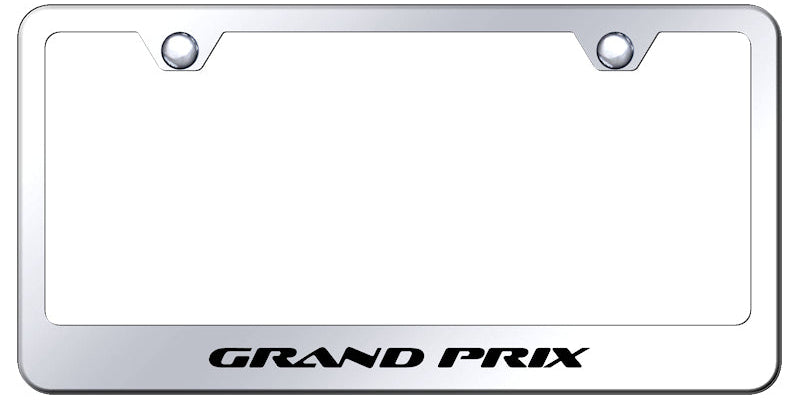 Grand Prix Stainless Steel Frame - Laser Etched Mirrored