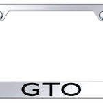 GTO Stainless Steel Frame - Laser Etched Mirrored