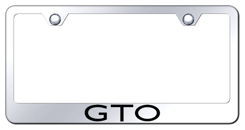 GTO Stainless Steel Frame - Laser Etched Mirrored