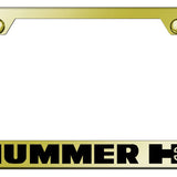 Hummer H3 Stainless Steel Frame - Laser Etched Gold