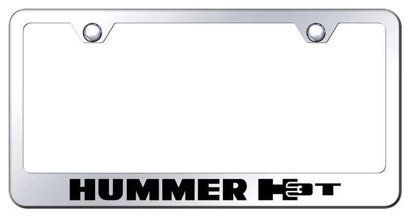 Hummer H3T Stainless Steel Frame - Laser Etched Mirrored