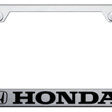 Honda Stainless Steel Frame - Laser Etched Brushed