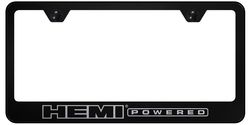 Hemi Powered Stainless Steel Frame - Laser Etched Black