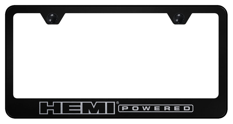 Hemi Powered Stainless Steel Frame - Laser Etched Black