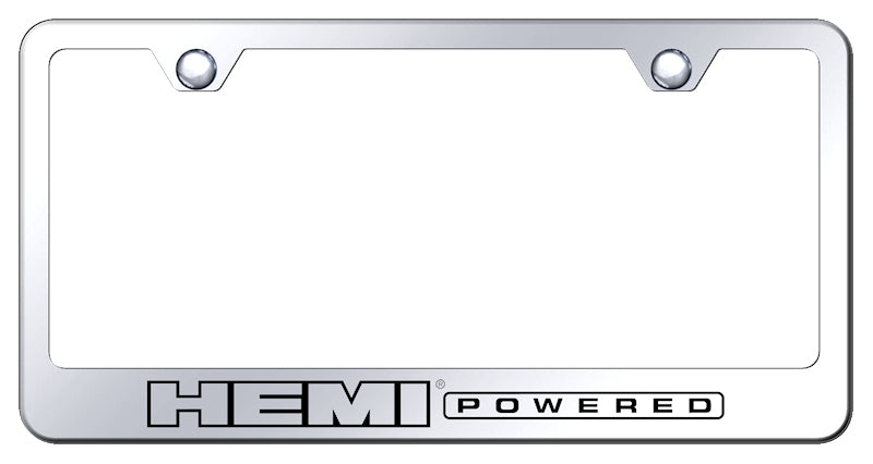 Hemi Powered Stainless Steel Frame - Laser Etched Mirrored