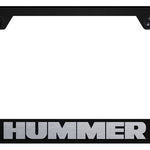 Hummer Stainless Steel Frame - Laser Etched Black